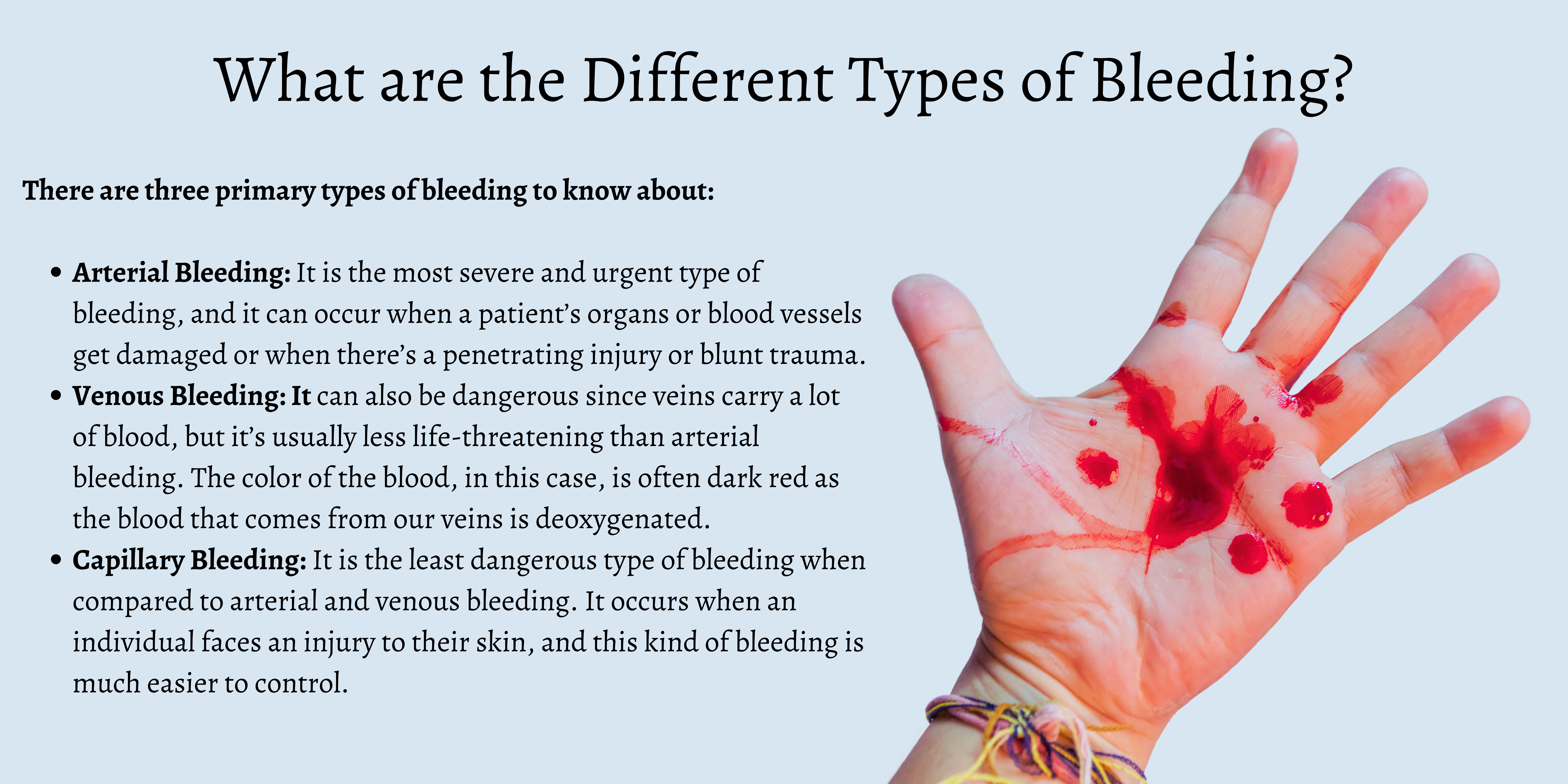 arterial bleeding control