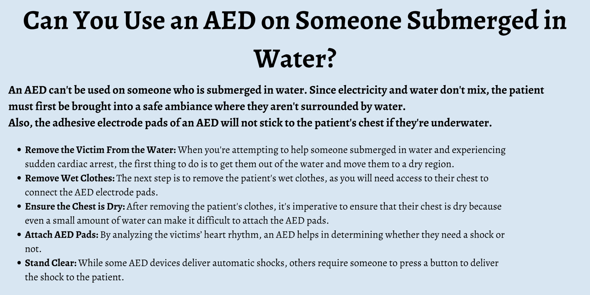 What Should You Do If You Need To Use An Aed