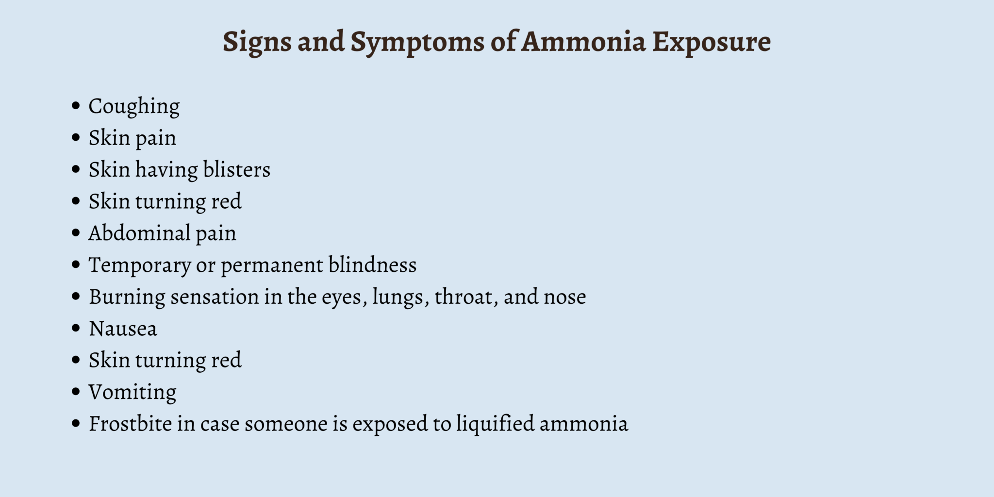 First Aid for Ammonia Inhalation: 5 Treatment Tips - First Aid for Free