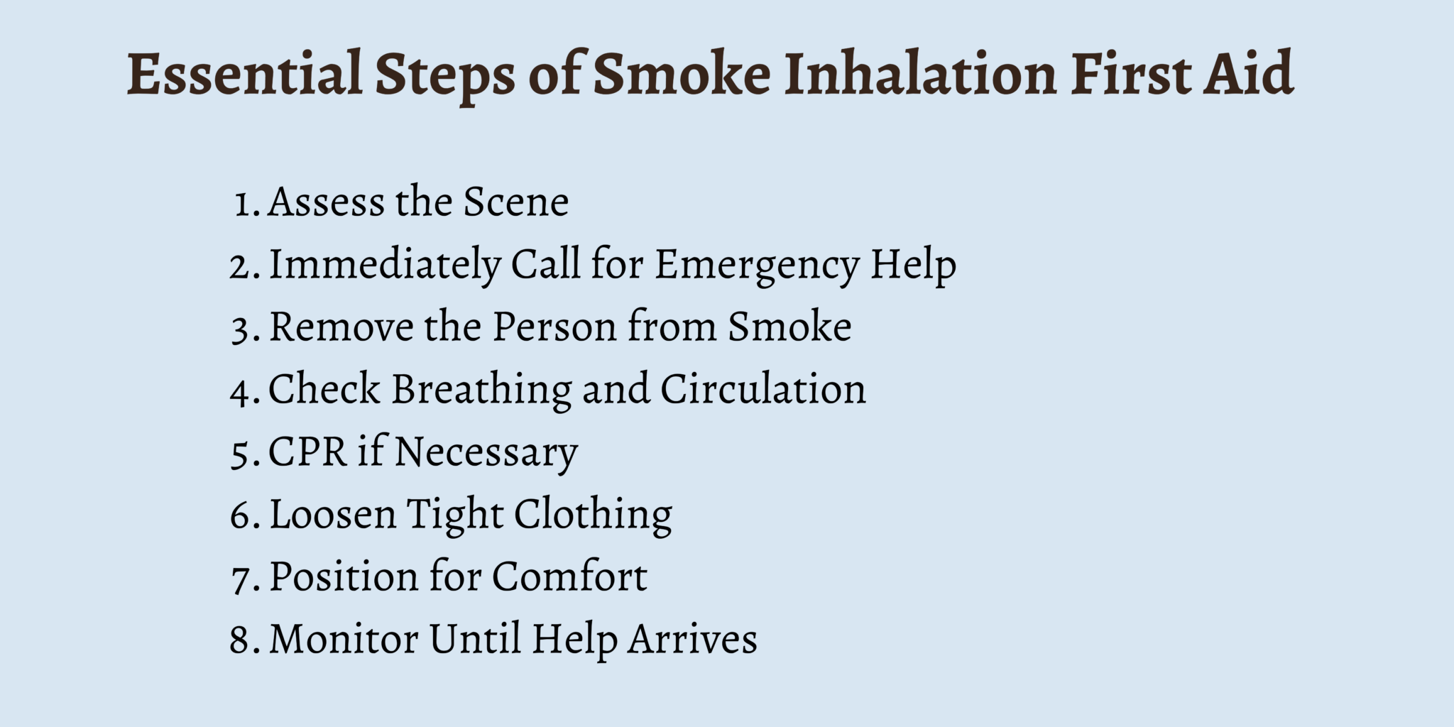 Smoke Inhalation First Aid: # Essential Steps - First Aid for Free